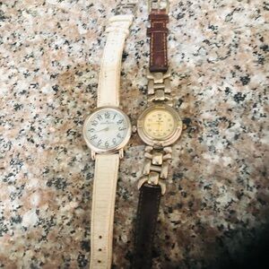 Elegant Cream and Brown Watches